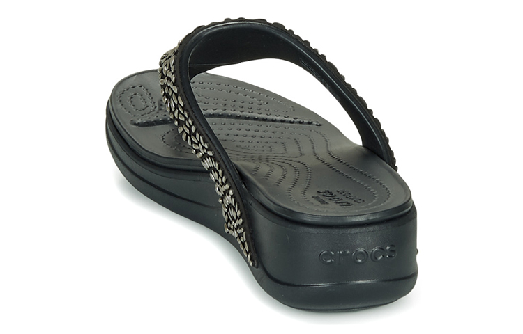 Details for (Women) Crocs Monterey Flip-Flop 'Shimmer Black' 206343-001