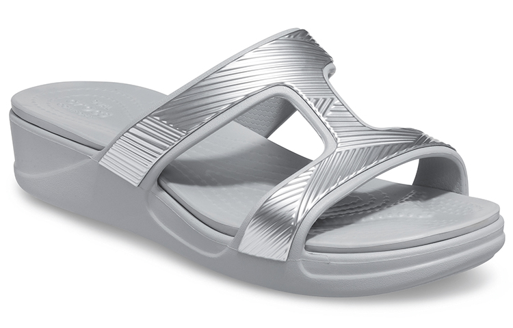 Lookbook (Women) Crocs Monterey Metallic 'Grey' 207144-007