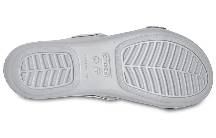Sizing (Women) Crocs Monterey Metallic 'Grey' 207144-007