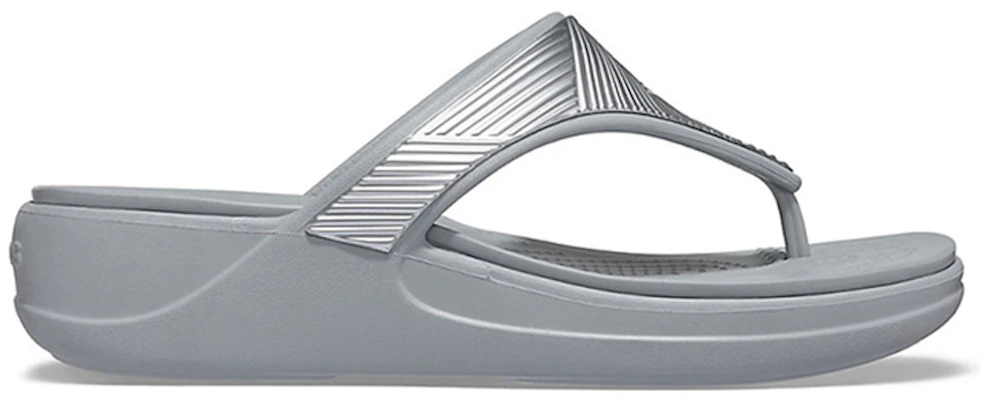 (W) Crocs Monterey Metallic Minimalistische Silber-Grau Slipper ''Silber Grau'' 206850-040 Order (W) Crocs Monterey Metallic Minimalistische Silber-Grau Slipper ''Silber Grau'' 206850-040