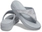 Shop (W) Crocs Monterey Metalik Minimalistik Kasual Perak Kelabu Selipar 'Perak Kelabu' 206850-040