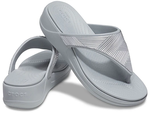 (W) Crocs Monterey Metallic Minimalistische Silber-Grau Slipper ''Silber Grau'' 206850-040 Shop (W) Crocs Monterey Metallic Minimalistische Silber-Grau Slipper ''Silber Grau'' 206850-040