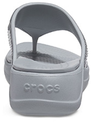 (W) Crocs Monterey Metálico Minimalista Casual Plata Gris Zapatillas 'Plata Gris' 206850-040 Details for (W) Crocs Monterey Metálico Minimalista Casual Plata Gris Zapatillas 'Plata Gris' 206850-040