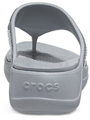(W) Crocs Monterey Metallic Minimalistische Silber-Grau Slipper ''Silber Grau'' 206850-040 Details for (W) Crocs Monterey Metallic Minimalistische Silber-Grau Slipper ''Silber Grau'' 206850-040