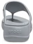Details for (W) Crocs Monterey Metallic Minimalistische Silber-Grau Slipper ''Silber Grau'' 206850-040