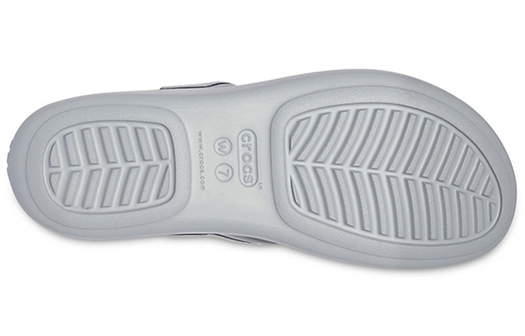 Sizing (W) Crocs Monterey Metallic Minimalistische Silber-Grau Slipper ''Silber Grau'' 206850-040