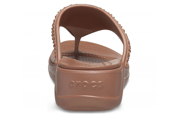 Details for (Women) Crocs Monterey Shimme Flip-Flops 'Casual Brown' 206843-854