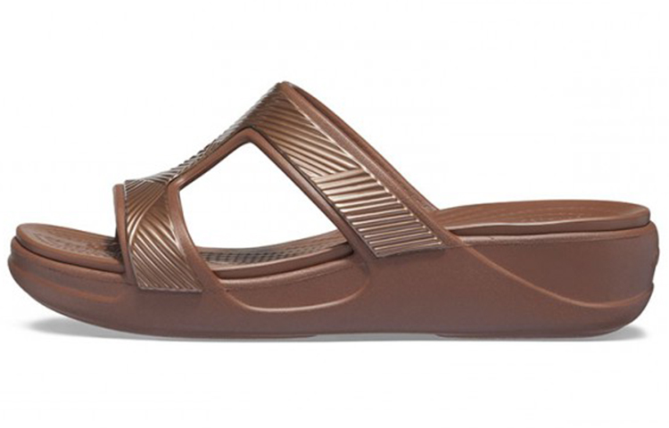 (Women) Crocs Monterey Slipper 'Brown Casual' 207144-854