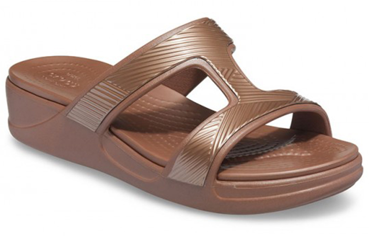 Lookbook (Women) Crocs Monterey Slipper 'Brown Casual' 207144-854