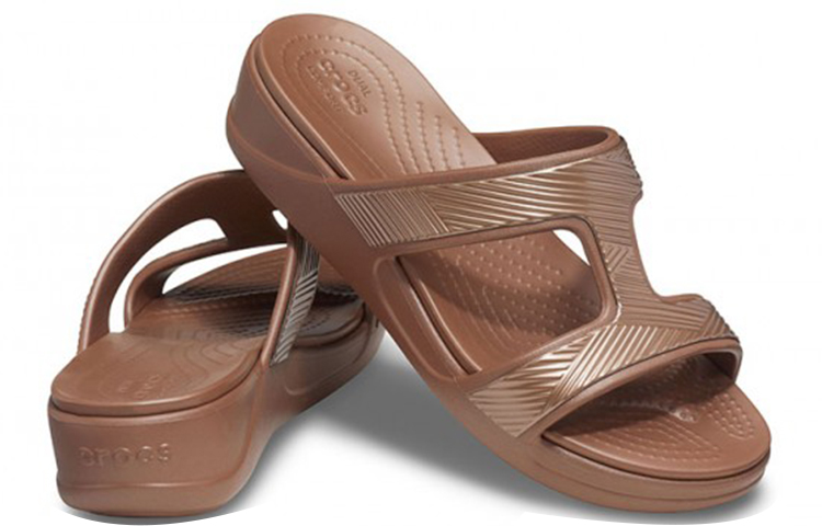 Shop (Women) Crocs Monterey Slipper 'Brown Casual' 207144-854