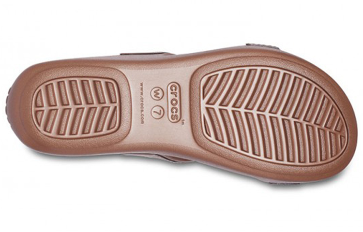 Details for (Women) Crocs Monterey Slipper 'Brown Casual' 207144-854