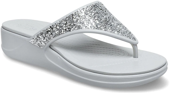 (Women) Crocs Monterey Slipper 'Silver Sequin Platform' 207273-040 Lookbook (Women) Crocs Monterey Slipper 'Silver Sequin Platform' 207273-040
