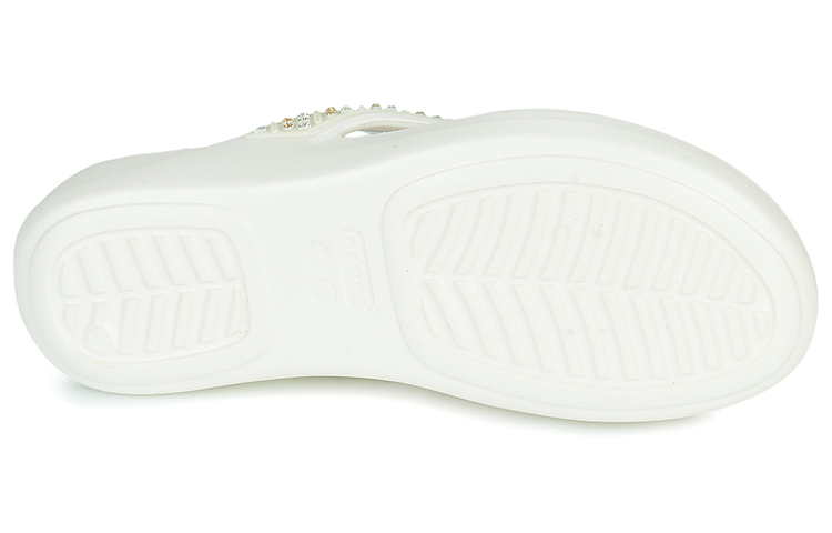 Sizing (Women) Crocs Monterey Strappy Flip 'White' 206843-159