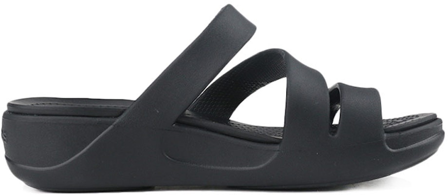 (Women) Crocs Monterey Strappy Wedge 206304-001 Order (Women) Crocs Monterey Strappy Wedge 206304-001