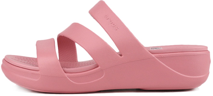 (Women) Crocs Monterey Strappy Wedge 'Pink' 206304-682 Buy (Women) Crocs Monterey Strappy Wedge 'Pink' 206304-682