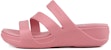 (W) Crocs Monterey Strappy Wedge 'Merah Jambu' 206304-682