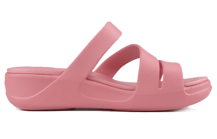 Order (W) Crocs 蒙特利罗带坡跟鞋 '粉色' 206304-682