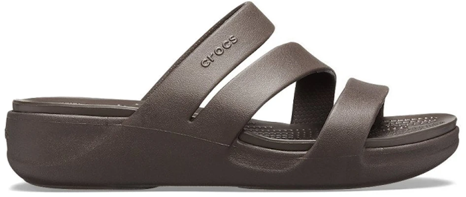 (Women) Crocs Monterey Wedge 'Deep Brown' 206304-206 Order (Women) Crocs Monterey Wedge 'Deep Brown' 206304-206