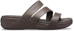 Order (W) Crocs Monterey Wedge 'Coklat Gelap' 206304-206