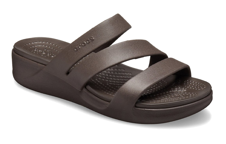 Lookbook (Women) Crocs Monterey Wedge 'Deep Brown' 206304-206