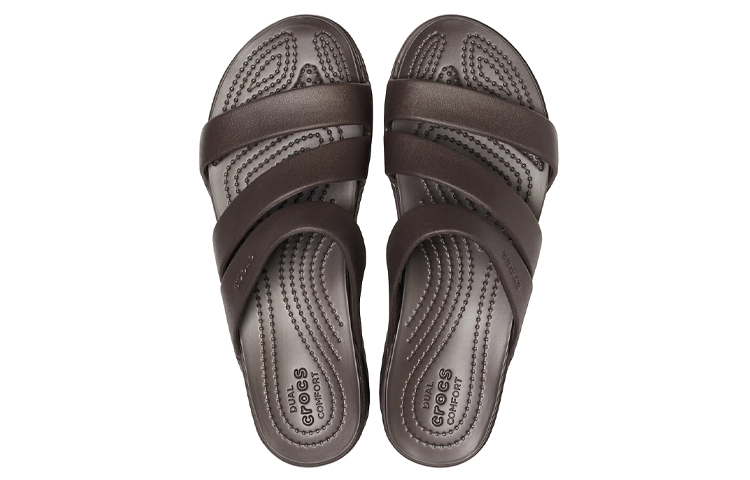 Purchase (Women) Crocs Monterey Wedge 'Deep Brown' 206304-206