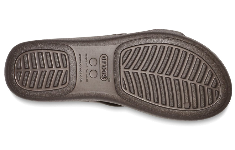 Sizing (Women) Crocs Monterey Wedge 'Deep Brown' 206304-206