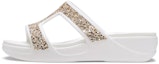 Buy (W) Crocs Monterey Wedge 'Shimmer White' Putih Berkilau 207288-90H