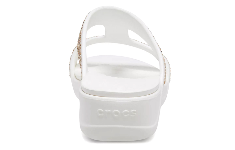 Details for (Women) Crocs Monterey Wedge 'Shimmer White' 207288-90H