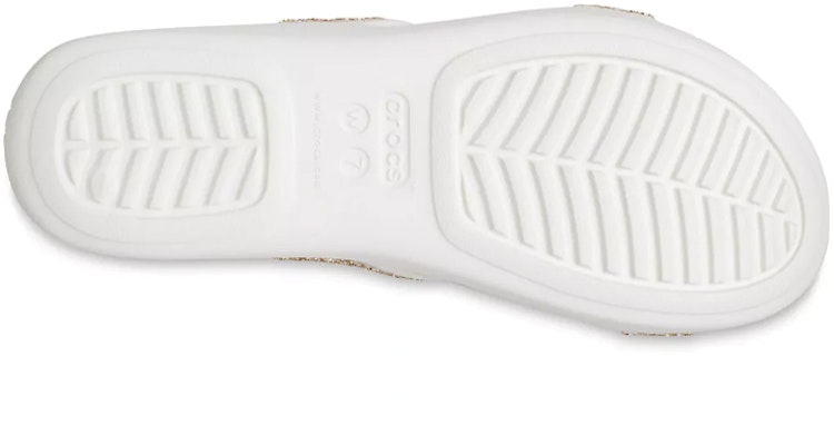 (W) Crocs Wedge Monterey 'Shimmer White' Wanita Putih Berkilau 207288-90H Sizing (W) Crocs Wedge Monterey 'Shimmer White' Wanita Putih Berkilau 207288-90H