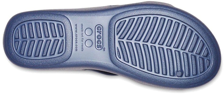 (W) Crocs Monterey Wedge Flip 'Navy' - Selipar Wedges Crocs 'Navy' 206304-410 Sizing (W) Crocs Monterey Wedge Flip 'Navy' - Selipar Wedges Crocs 'Navy' 206304-410