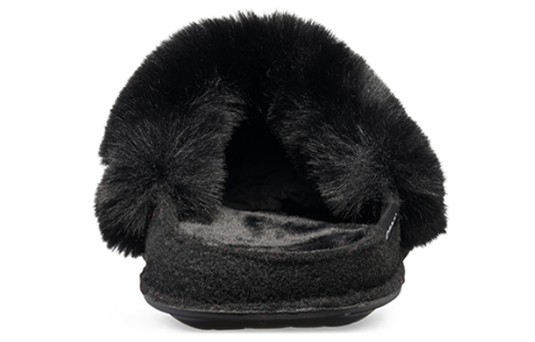 (W) Crocs Mule Fur Slippers 'Black' 圖 4
