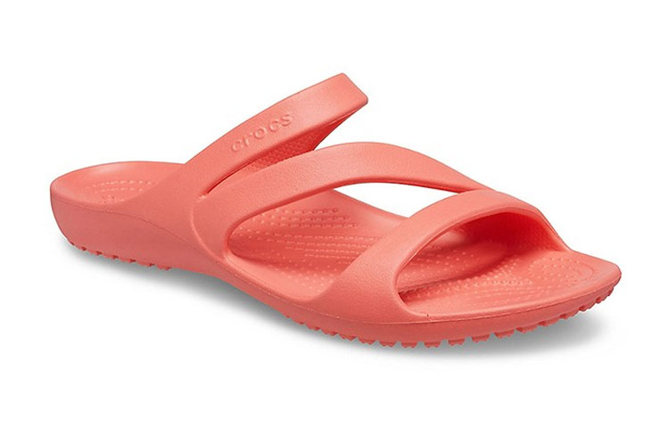 Lookbook (W) Crocs 橙红色拖鞋 206756-6SL