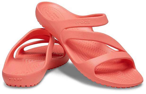 (W) Crocs 橙红色拖鞋 206756-6SL Shop (W) Crocs 橙红色拖鞋 206756-6SL
