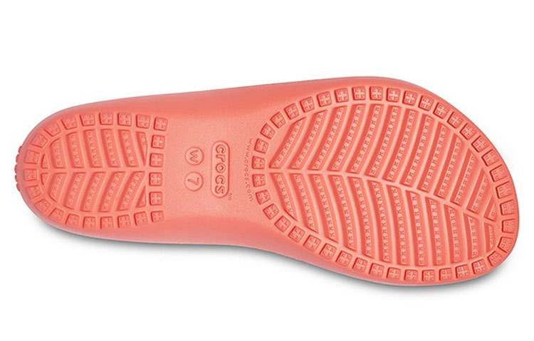 Purchase (W) Crocs 橙红色拖鞋 206756-6SL
