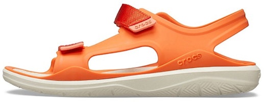 (Women) Crocs Orange Sandals 206527-82Y (Women) Crocs Orange Sandals 206527-82Y