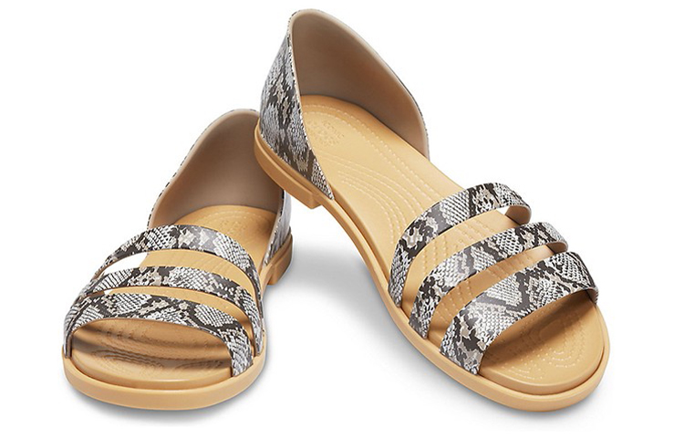 Shop (Women) Crocs Outdoor Open-Toe Flat Sandal 'Mushroom' 206109-15W