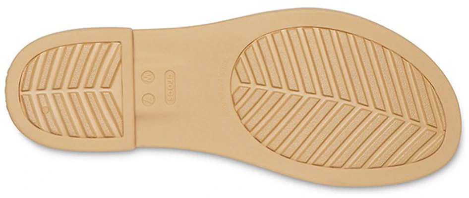 (Women) Crocs Outdoor Open-Toe Flat Sandal 'Mushroom' 206109-15W Sizing (Women) Crocs Outdoor Open-Toe Flat Sandal 'Mushroom' 206109-15W
