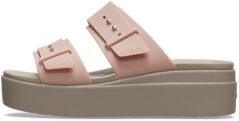 (Women) Crocs Pale Blush Brooklyn Sandal 'Brown Beige' 207431-6RL Buy (Women) Crocs Pale Blush Brooklyn Sandal 'Brown Beige' 207431-6RL