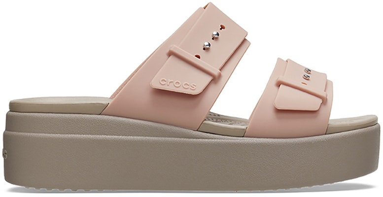 (Women) Crocs Pale Blush Brooklyn Sandal 'Brown Beige' 207431-6RL Order (Women) Crocs Pale Blush Brooklyn Sandal 'Brown Beige' 207431-6RL