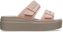 Order (W) Crocs Pale Blush Brooklyn Sandal 'Coklat Beige' 207431-6RL