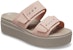 (W) Crocs Pale Blush Brooklyn Sandal 'Coklat Beige' 207431-6RL
