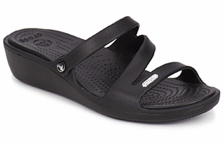 Order Crocs Patricia 戶外一字型休閒舒適拖鞋 女款 黑色