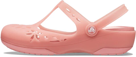 (Women) Crocs Pink Sandals 204939-61Z (Women) Crocs Pink Sandals 204939-61Z