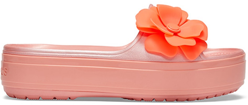 (Women) Crocs Platform 'Pink Orange Floral' 205694-737 Order (Women) Crocs Platform 'Pink Orange Floral' 205694-737