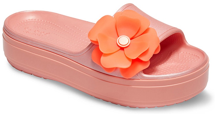 (Women) Crocs Platform 'Pink Orange Floral' 205694-737 Lookbook (Women) Crocs Platform 'Pink Orange Floral' 205694-737