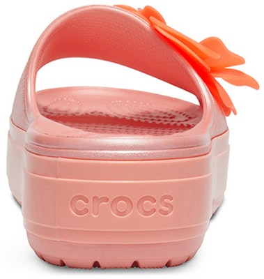 (Women) Crocs Platform 'Pink Orange Floral' 205694-737 Details for (Women) Crocs Platform 'Pink Orange Floral' 205694-737