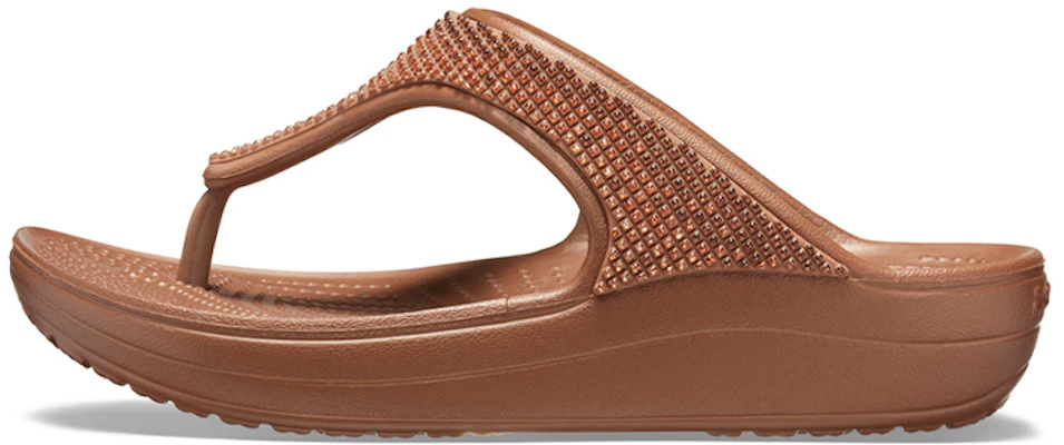 (Women) Crocs Platform Clog 'Gradient Sparkle Brown Yellow' 205743-7H3 Buy (Women) Crocs Platform Clog 'Gradient Sparkle Brown Yellow' 205743-7H3