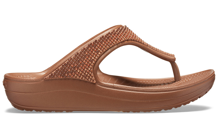 Order (Women) Crocs Platform Clog 'Gradient Sparkle Brown Yellow' 205743-7H3
