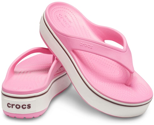 (Women) Crocs Platform Flip-Flop 'Pink' 205681-6QF Shop (Women) Crocs Platform Flip-Flop 'Pink' 205681-6QF