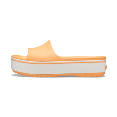 (W) Crocs Platform Slide 'Yellow'